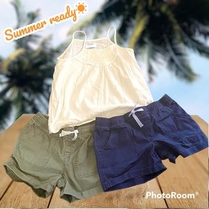 Old Navy top and shorts